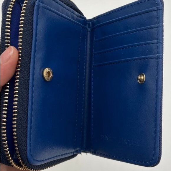 Badgley Mischka Blue Card Holder - Picture 3 of 5